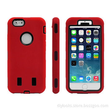 Silicone + Plastic Combination Case for iPhone 6